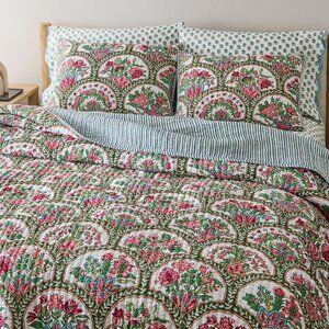 West Elm x Rhode Mushroom Reversible Quilt Queen - Brand New, Un-opened